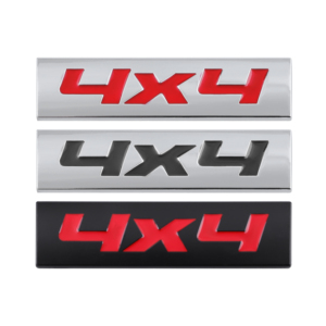 Barato personalizado emblema 4X4 coche Metal pegatina cuerpo deporte insignia OEM alta calidad al por mayor camión Auto accesorios autoadhesivo - Product Image 1