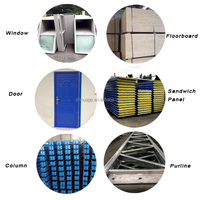 Casa Prefabricada de Lujo Tipo K, Pequeña, para Campamentos de Trabajadores, Oficina Personalizada, Contenedor Modular Prefabricado, Hecha de Panel Sándwich