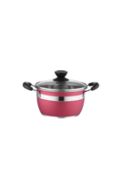 Lot de 6 casseroles de cuisson en acier inoxydable avec revêtement extérieur, compatibles induction, pour la cuisine domestique, ensemble de casseroles et marmites, ustensiles de cuisine