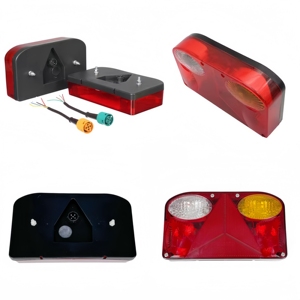 Kit Luci Posteriori per Rimorchio con LED a Lunga Durata della Batteria, 7 Funzioni, Impermeabile IP67, Certificato Emark per Camper, Camion e Roulotte - Product Image 2