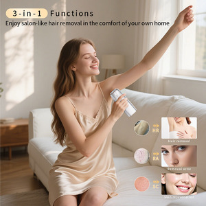 Épilateur IPL portable mini 3-en-1 Moolweel T033KW, quartz, optique IPL, sans douleur, luminothérapie, refroidissement par glace pour usage domestique - Product Image 4