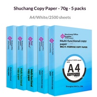 Papier d'impression blanc A4 70g, prix usine, 5 sacs/carton, 500 feuilles/sac, pour usage bureautique