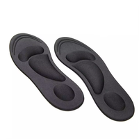 Vente chaude de semelles orthopédiques de confort sportif pour hommes en mousse à mémoire de forme et matériau PU Plantillas Ortopedicas Palmilhas Ortopédicas
