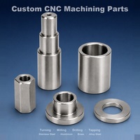 Pièces usinées CNC sur mesure en acier inoxydable, aluminium, laiton, composants de tournage et de fraisage de précision, service OEM
