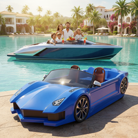 Nouveau design bateau électrique en plastique Meierya en forme de Lamborghini pour parc aquatique et divertissement
