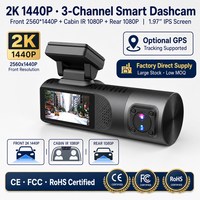 Caméra de tableau de bord VIEVGUARB 1080P à double objectif, caméra de voiture avant et arrière, enregistreur vidéo DVR 2,45 pouces pour la promotion de cadeaux en gros