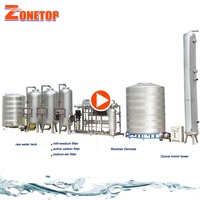 10000 Liter 20000 LPH 20000L Per Jam 25000LPH 50000 GPD Sistem Perawatan Air Osmosis Terbalik