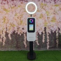 Cabina de Fotos Inteligente Moderna y Sencilla 2026, con Marco Metálico, para Bodas y Fiestas, Compatible con iPad y DSLR, con Estuche