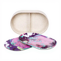 Plateau à rouler personnalisé avec couvercle magnétique 130x80mm avec boîte biologique kit d'emballage rouleau petit format accessoires pour fumer couvercle magnétique stockage