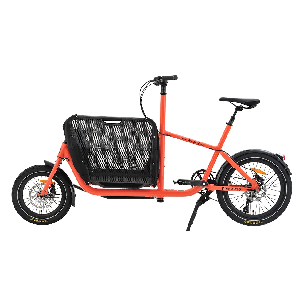 20 "normale cargo bicicletta design compatto grande serbatoio di carico pieghevole cesto anteriore più recente cargo bike