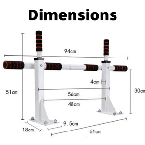 Barre horizontale murale pour entraînement de gym, équipement de fitness en acier de 4,0 kg pour entraînement à domicile et musculation - Product Image 4