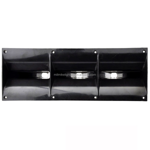 Tweeter Line <span class=keywords><strong>Array</strong></span> Plastik Tiga Lubang ABS Horn 44mm Voice Coil Speaker Horn 26mm Exit Waveguide untuk Aplikasi Sistem Audio Profesional - Product Image 2