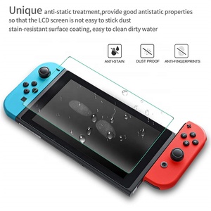 Protector de Pantalla de Vidrio Templado Transparente HD 9H Antihuellas para Consola de Juegos <span class=keywords><strong>Nintendo</strong></span> Switch Lite OLED - Product Image 4