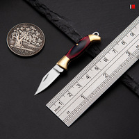 Couteau multifonction, mini couteau pliant de poche, porte-clés, couteau à lame pliante, coupe-boîte, couteau de camping en plein air, mini coupeur EDC