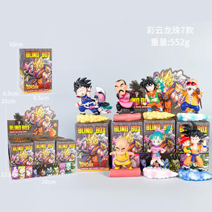 Boîte mystère d'anime japonais <span class=keywords><strong>Dragonball</strong></span>, ensemble de figurines miniatures Son Goku, Vegeta <span class=keywords><strong>Super</strong></span> Saiyan, figurines d'action en PVC, jouets pour enfants, cadeau - Product Image 2