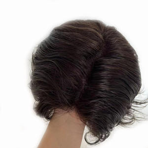 Lace Hair System Dünne Haut Perimeter und Lace Front Men Perücken Human Hair System - Product Image 4