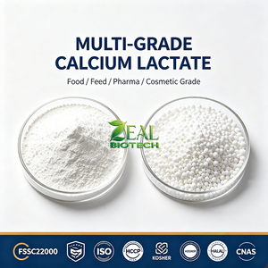 Lactate de Calcium Qualité Alimentaire/Alimentaire pour Animaux/Cosmétique E327 Sel de Calcium Organique Haute Biodisponibilité Fortifiant au Calcium - Product Image 1