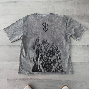 Camiseta Gráfica de Anime Berserk <span class=keywords><strong>Ichigo</strong></span> para Hombre, Estilo Oversize, Lavado Ácido, Vintage, Streetwear - Product Image 2