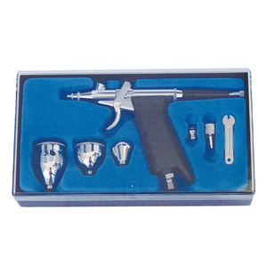 Pistolet aérographe polyvalent de type gravité à action unique AB-116A avec 3 tasses - Product Image 2