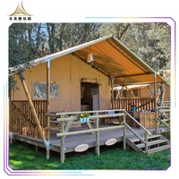 Petites maisons en toile assorties et en tissu, chapiteau pour le camp de la jungle, livraison gratuite