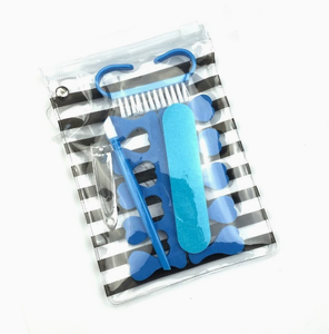 Ensemble de soins des ongles 6 pièces, lime à ongles professionnelle, coupe-ongles, fourchette à cuticules, outils de manucure pour salon et usage domestique - Product Image 1