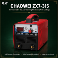 Chaowei ZX7 315LS Poste à souder portable à onduleur DC à arc 315A, tension ultra large 130-560V, double alimentation 220V 380V, soudeuse IGBT MMA à électrode