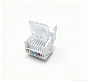 Công cụ phổ quát-Ít cat5e RJ45 Keystone Jack Adapter-Mã màu Hệ thống dây điện lược đồ, Snap-in thiết kế Viễn Thông bộ phận - Product Image 3