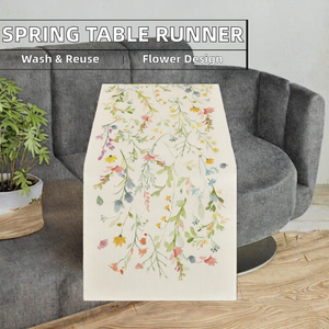 ผ้าปูโต๊ะลายดอกไม้ฤดูร้อนสำหรับตกแต่งงานแต่งงาน ตกแต่งโต๊ะอาหารในครัวตามฤดูกาล ใช้ในบ้าน - Product Image 2