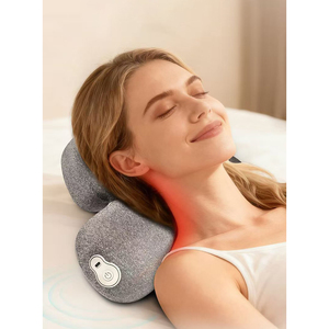 Bantal Pijat Traksi Leher Servikal 3-in-1, Bantal Pijat Relaksasi Otot Dalam, Bantal Pijat Getar dengan Pemanas - Product Image 3