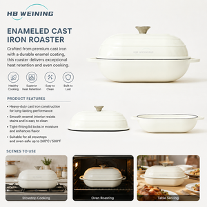 Marmite en fonte émaillée <span class=keywords><strong>pour</strong></span> la cuisson du <span class=keywords><strong>pain</strong></span>, moule à <span class=keywords><strong>pain</strong></span> en fonte et moule à <span class=keywords><strong>pain</strong></span> <span class=keywords><strong>de</strong></span> mie avec couvercle - Product Image 1