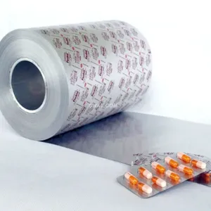 Kemao Redelijke Prijs Aluminium Blister Folie Rolletjes Medische Verpakking Tablet Blister Aluminiumfolie Blister