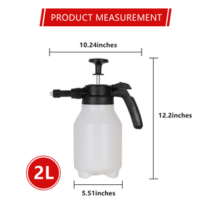 1.5l Pomp Pp Schuim Sproeier Handdruk Waterpistool Voor Auto Detaillering Huis Schoonmaak Tuin Gebruik - Product Image 3
