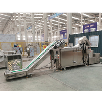 Hoge Efficiëntie Volautomatische Bananenplak Productielijn Complete Voedselverwerking Met Reiniging Peeling Snijden Drogen