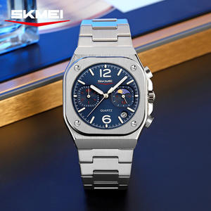 Nuevo Diseño Skmei 9368 Reloj de Cuarzo Cuadrado de Diseño de Lujo, Reloj Cronógrafo Clásico de Moda para <span class=keywords><strong>Hombre</strong></span> de Negocios con Precio al por Mayor - Product Image 5