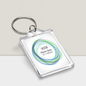 Porte-clés en acrylique populaire vendu directement d'usine, nouveau design, impression offset, personnalisable, souvenir touristique transparent, vente en gros, produit phare - Product Image 2