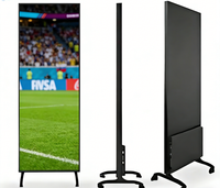 Display LED a Colori Personalizzabile per Interni P1.86 Pieghevole 640x1920mm HDR10 500cd Luminosità Schermo Pubblicitario