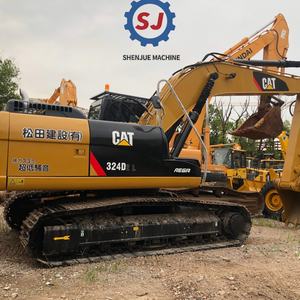 Excavadora Usada Cat 324D de 24 Toneladas, 95% Nueva, Original Japonesa con EPA y CE, Excavadora Usada Económica CAT 320 323 324 para Excavación - Product Image 1