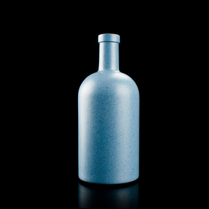 Botellas de Vidrio Personalizables con Recubrimiento de Corcho, Color Blanco, Azul y <span class=keywords><strong>Negro</strong></span> Mate, 750 ml, Certificación ISO9000, para Tequila, Whisky, Ginebra y <span class=keywords><strong>Ron</strong></span> - Product Image 4