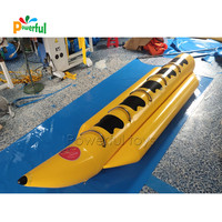 Bateau gonflable motorisé pour 5 personnes, bateau de rafting gonflable, bateau banane à vendre