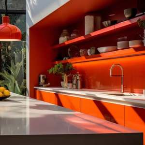 Armoire à manger haut de gamme en bois massif multicouche avec grande capacité de rangement, porte en verre, personnalisable, meubles de cuisine pour toute la maison - Product Image 1