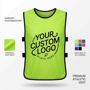 Chalecos Deportivos Personalizados con Logotipo Promocional para Fútbol, Baloncesto, Maratón, Equipos, Venta al Por Mayor, Chalecos de Entrenamiento Deportivo de Poliéster - Product Image 4