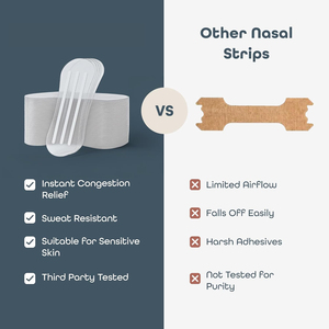 Bandes respiratoires non toxiques testées, bandes nasales pour solution contre le ronflement, extra-fortes pour peaux sensibles, bandes nasales pour dormir - Product Image 6
