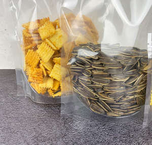 Custom Printed Heat Seal Recyclable CPP Transparent Zip Lock <b>Bags</b> Custom Logo Food Graded for Pet Food <b>Potato</b> Chips Packaging - Product Image 5