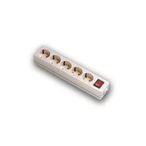 Prese di Corrente con 2 Uscite T/T, Interruttore Integrato, Ideali per Connessioni Elettriche Interne. - Product Image 1