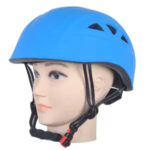 Capacete de segurança personalizado do fabricante rocha escalada capacete com vermelho azul preto