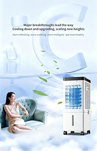 Ventilateur Rafraîchisseur d'<span class=keywords><strong>Air</strong></span> Évaporatif Portable 75W avec Télécommande Mécanique et Double Alimentation, Certifié CE - Vente en Gros Usine - Product Image 2