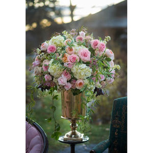 Pedestal de aluminio para mesa, urnas, centro de mesa - Product Image 1