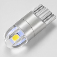 Lampe LED T10 pour voiture, 12V 160LM 0.96W 3030 2SMD, petite lampe de plaque d'immatriculation, éclairage du tableau de bord, blanc, certifiée ISO, universelle