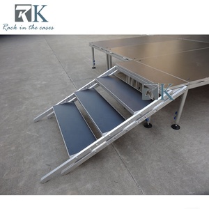 Escenario Modular de Altura Ajustable, Plataforma Portátil Firme y Antideslizante - Product Image 4