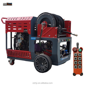 Lavadora a presión de chorro de gasolina con Control remoto, limpiador de serpiente de drenaje, máquina de chorro de costura con <span class=keywords><strong>manguera</strong></span> de alta presión - Product Image 1